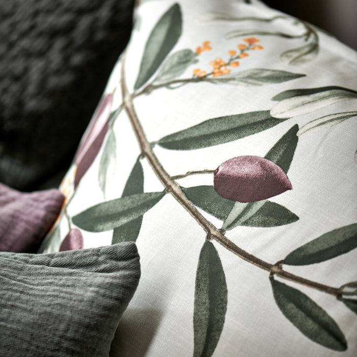 Olive Dekbedovertrek | 200 x 200|220 cm | Groen | Satijnkatoen