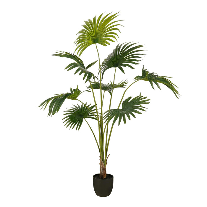 Mica Decorations Kunstplant Fan - 115x115x160 cm - Polyester - Groen