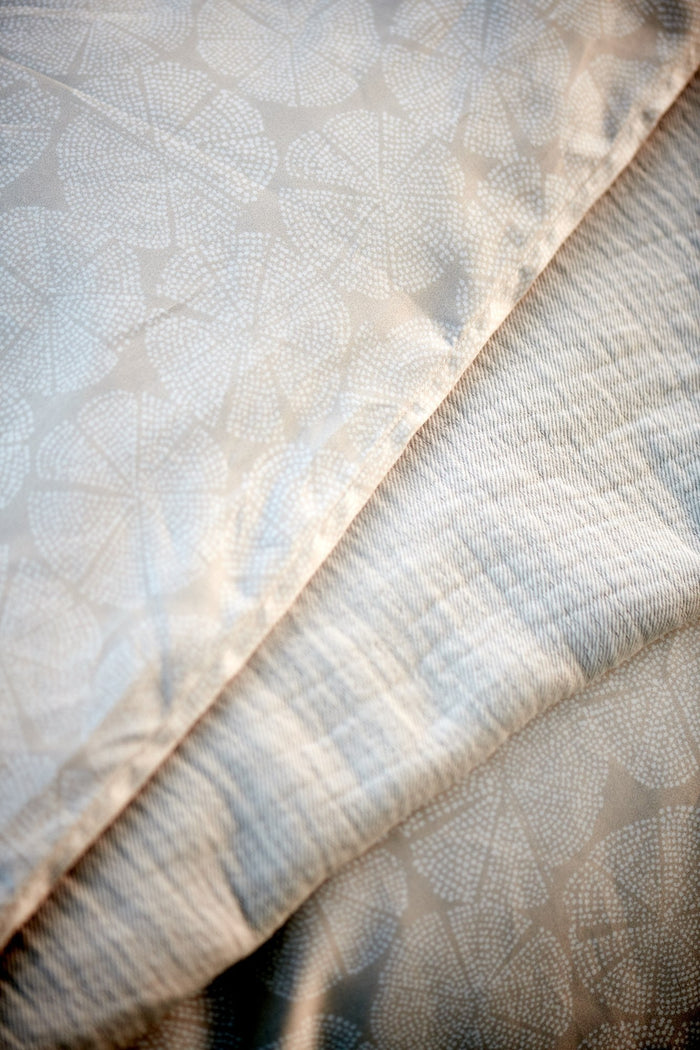 Pure 93 Dekbedovertrek Stone | 200 x 200|220 cm | Beige | Satijnkatoen