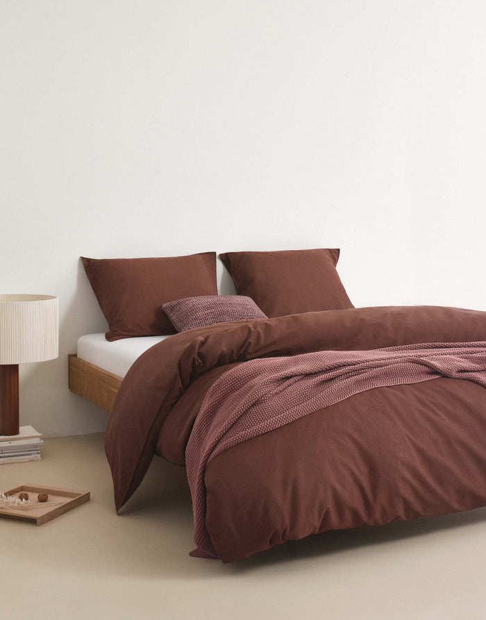 Marc O'Polo Dekbedovertrek Katoen Renforcé Senja - warm earth
