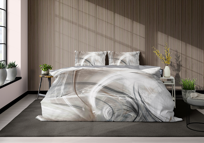 Eleganzzz Dekbedovertrek Micropercal Amber Drift - multi