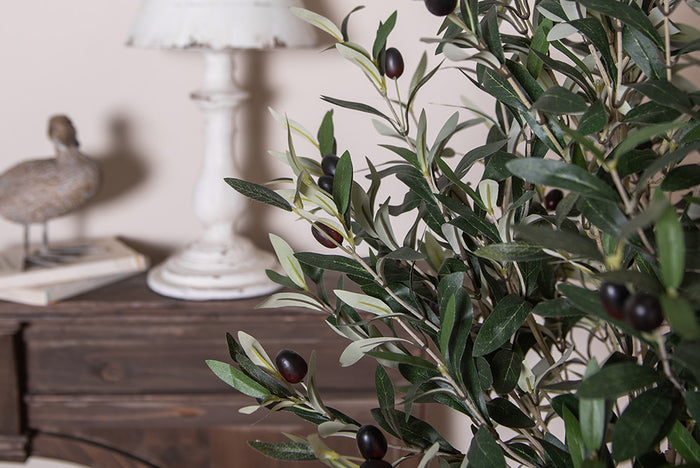 Clayre & Eef Kunst Olijfboom 165 cm Groen Kunststof