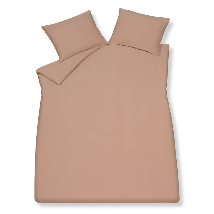 Pure 84 Dekbedovertrek Rose Dawn | 140 x 200|220 cm | Bruin | Roze
