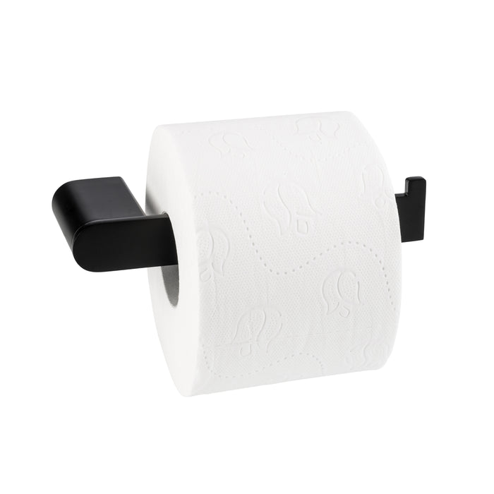 XIVADA Toiletrolhouder Eros - Boren - Rvs - Zwart