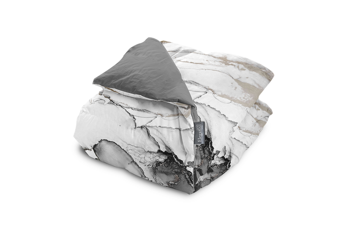 Eleganzzz Dekbedovertrek Micropercal Crystal Drops - grey