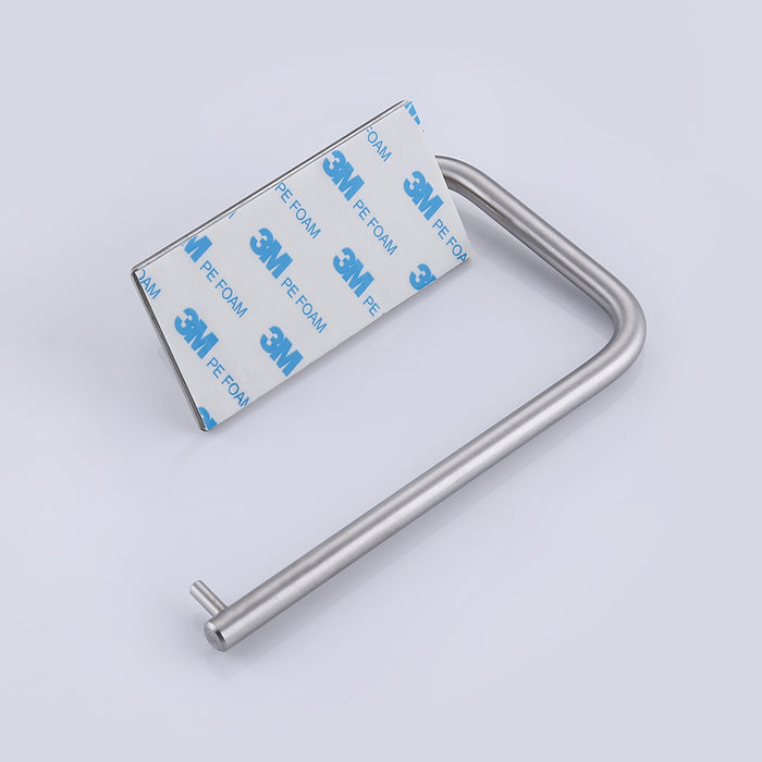 XIVADA WC rolhouder Mara - Rvs - Zelfklevend - 3m Tape - Zilver