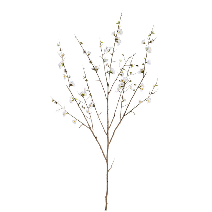 PTMD Kunstbloem Kersen - 81x79x137 cm - Polyester - Wit