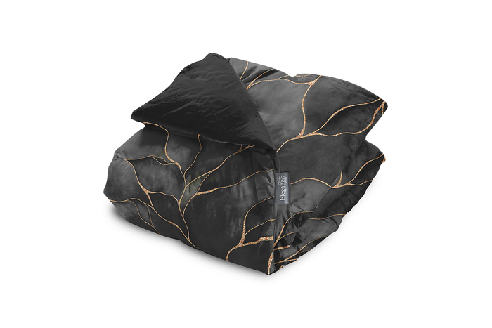 Eleganzzz Dekbedovertrek Micropercal Golden Currents - grey