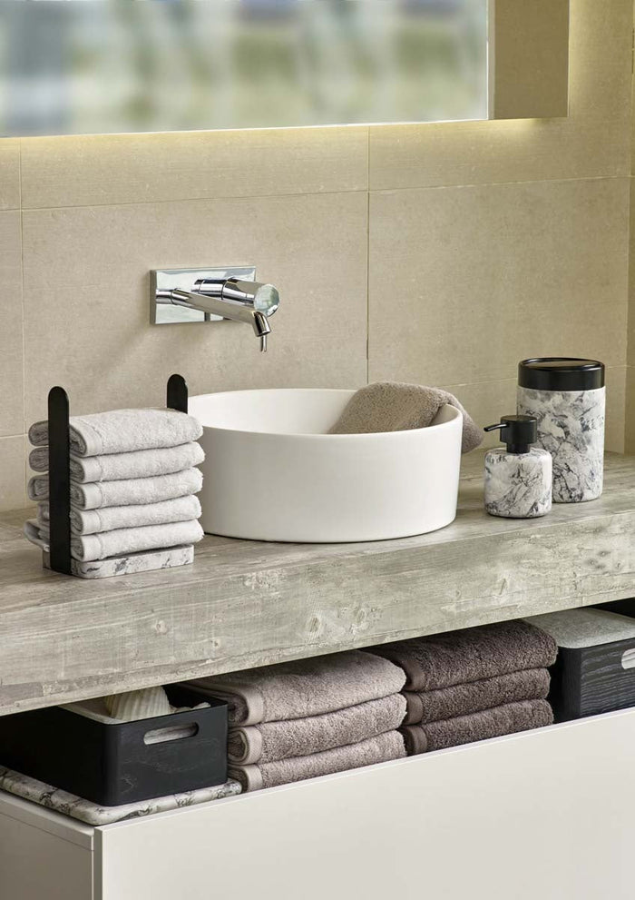 Opbergbox Rechthoek Cole Black | Zwart | Hout