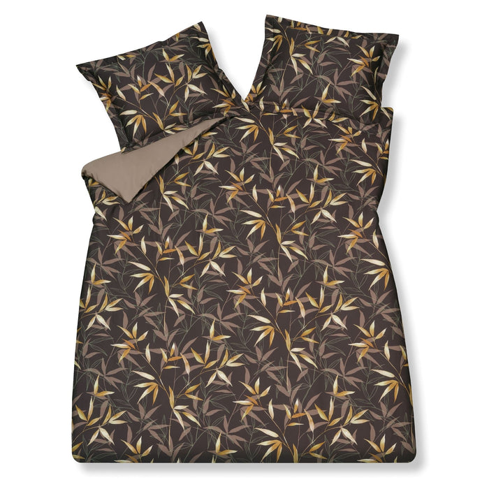 Zen Garden Dekbedovertrek Dark Chocolate | 140 x 200|220 cm | Bruin