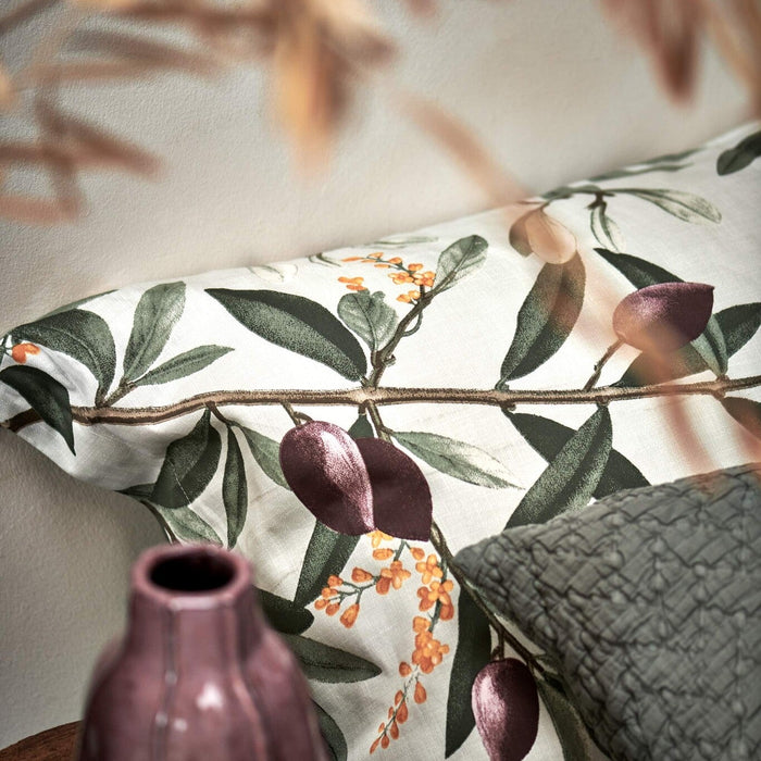 Olive Dekbedovertrek | 200 x 200|220 cm | Groen | Satijnkatoen