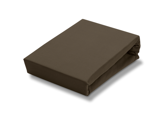 Jersey Soft Hoeslaken Driftwood | 80-100 x 190-220 cm | Bruin