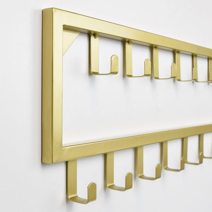 LOFT42 Jasmin Kapstok – Zwart – Metaal – 9 haken - 60x80x32