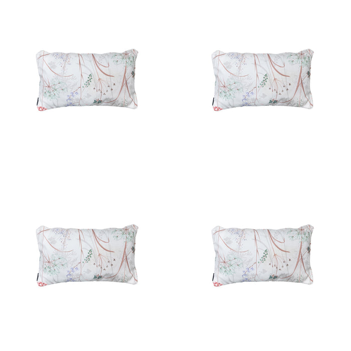 Madison - Sierkussen Donna natural canvas eco - Ca. 30x50 cm - Set van 4