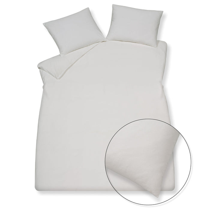 Pure 66 Dekbedovertrek Light Stone | 140 x 200|220 cm | Grijs | Beige