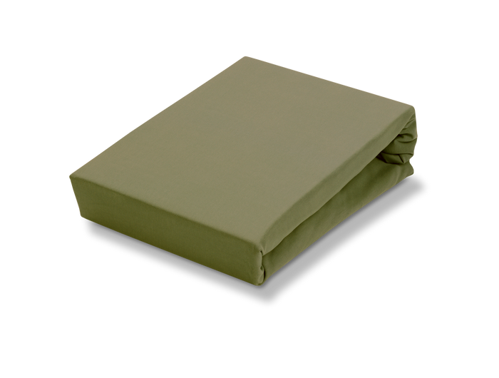 Jersey Supreme Topper Hoeslaken Martini Olive | 80-100 x 190-220 cm | Groen
