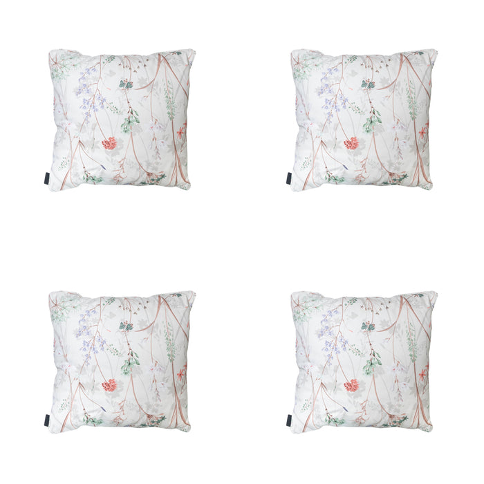 Madison - Sierkussen Donna natural canvas eco - Ca. 50x50 cm - Set van 4