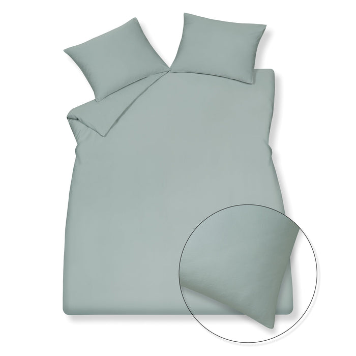 Pure 84 Dekbedovertrek Pearl Blue | 200 x 200|220 cm | Blauw