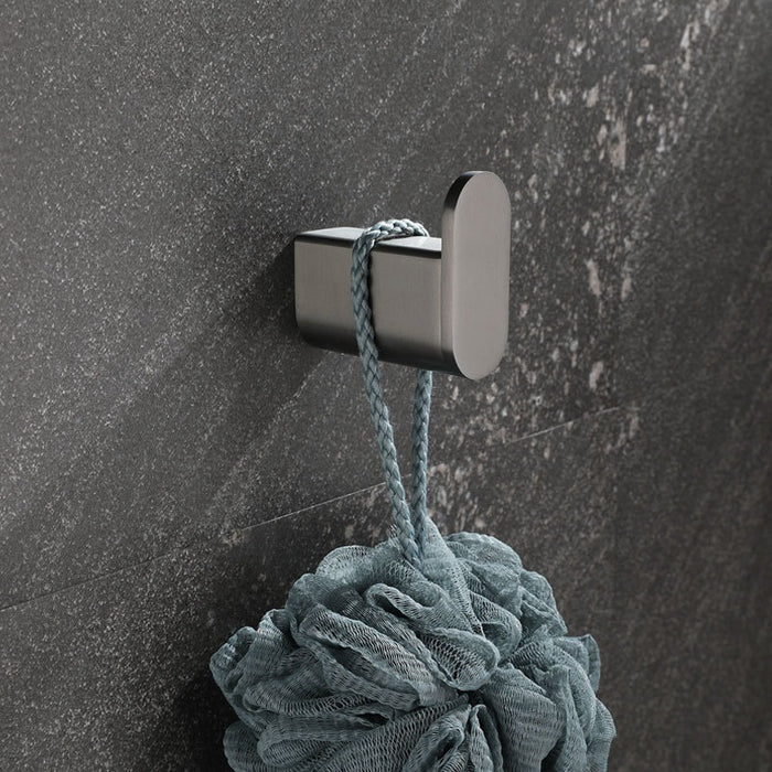 XIVADA Handdoekhaakje Dona - Inclusief schroefset - Zilver - Set van 2