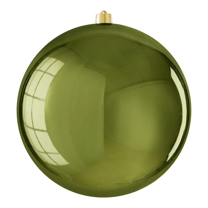 House of Seasons Vaas Bauble - 50x50x50 cm - Polystryreen - Donker Groen
