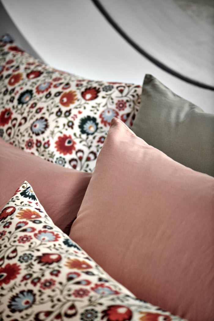 Pure 84 Dekbedovertrek Rose Dawn | 140 x 200|220 cm | Bruin | Roze