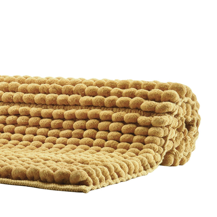 Axel Badmat Ochre | 60x60 cm | Geel | Goud | Katoen | Polyester