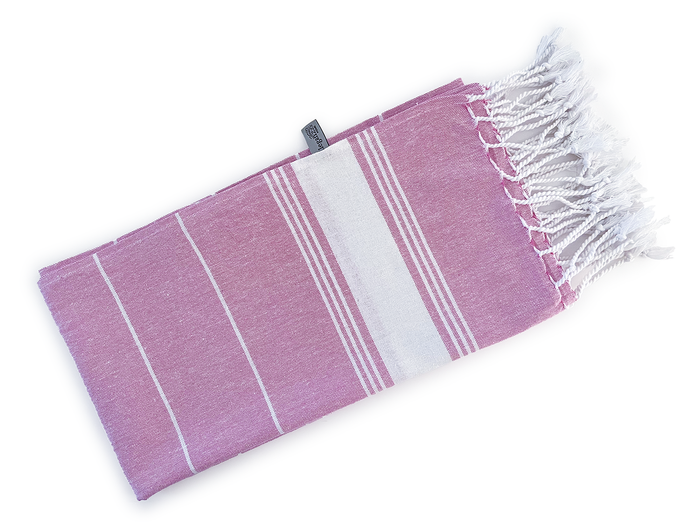 Eleganzzz Hamamdoek 90x180cm - pink