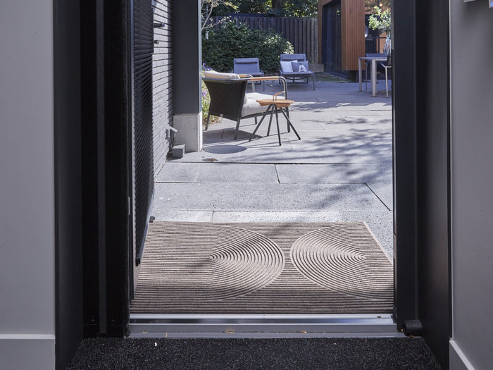 MD Entree - Deurmat - Ribmat - Archy - Taupe - 80 x 120 cm - 100% PET