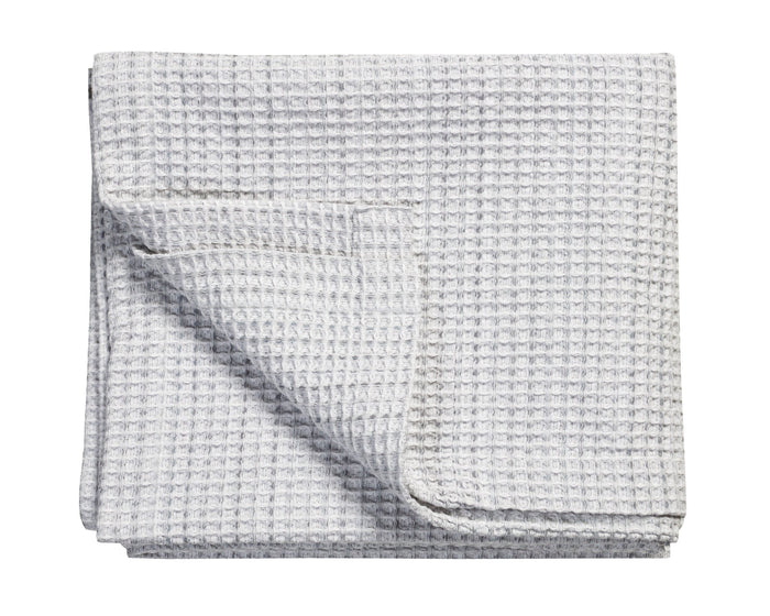 Bedsprei | Wafeldeken Pure 31 Grey | 180 x 260 cm | Grijs | Wit