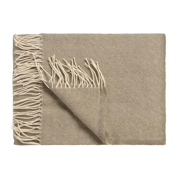 Home Benevento Plaid Hazel | 130 x 220 cm | Bruin | Katoen | Wol