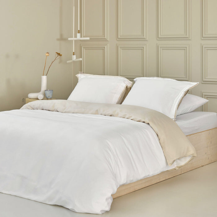 Walra - Dekbedovertrek Classy Tencel - 260x220 - Off White | Beige