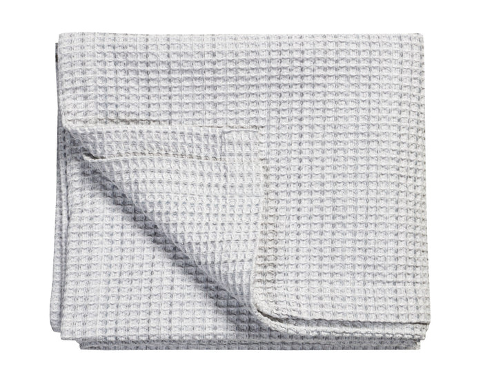 Bedsprei | Wafeldeken Pure 31 Grey | 260 x 260 cm | Grijs | Wit