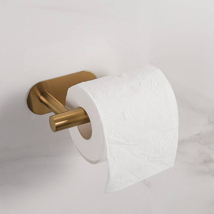 XIVADA Toiletrolhouder Nino - Rvs - Zelfklevend - Goud