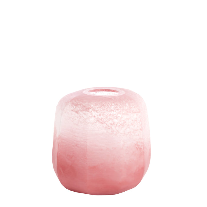 Light&living Vaas Ø33x32 cm PACENGO glas koraal-licht roze