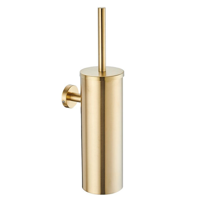 XIVADA Toiletborstel Mura - Met houder - Boren - Rvs - Goud