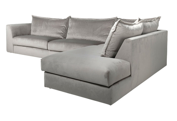 Richmond Interiors Roxanne 3-zits+Ottoman Ban Rechts Khaki