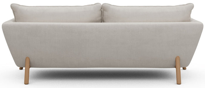 Kragelund Hasle 3-zits Bank Ivory Corduroy | Eiken