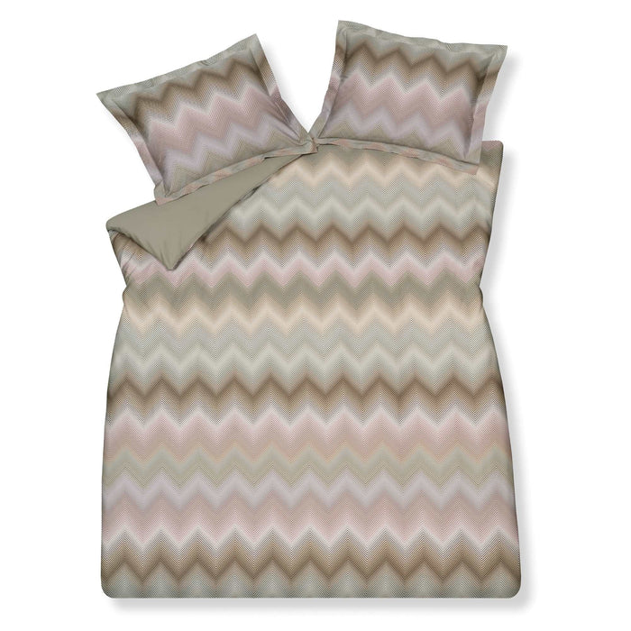 Ziggy Dekbedovertrek Thyme | 200 x 200|220 cm | Groen | Satijnkatoen