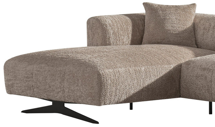 Richmond Interiors Hoxton Lovely Beige 3-zits Hoekbank Links