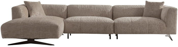 Richmond Interiors Hoxton Lovely Beige 3-zits Hoekbank Links