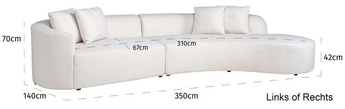 Richmond Interiors Grayson Bank met Ottoman Links Open Wit Furry