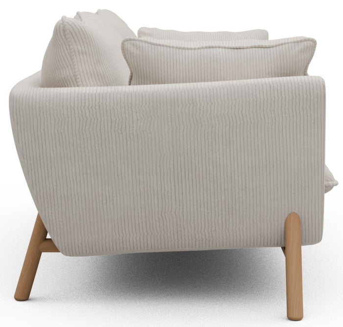 Kragelund Hasle 2-zits Bank Ivory Corduroy | Eiken