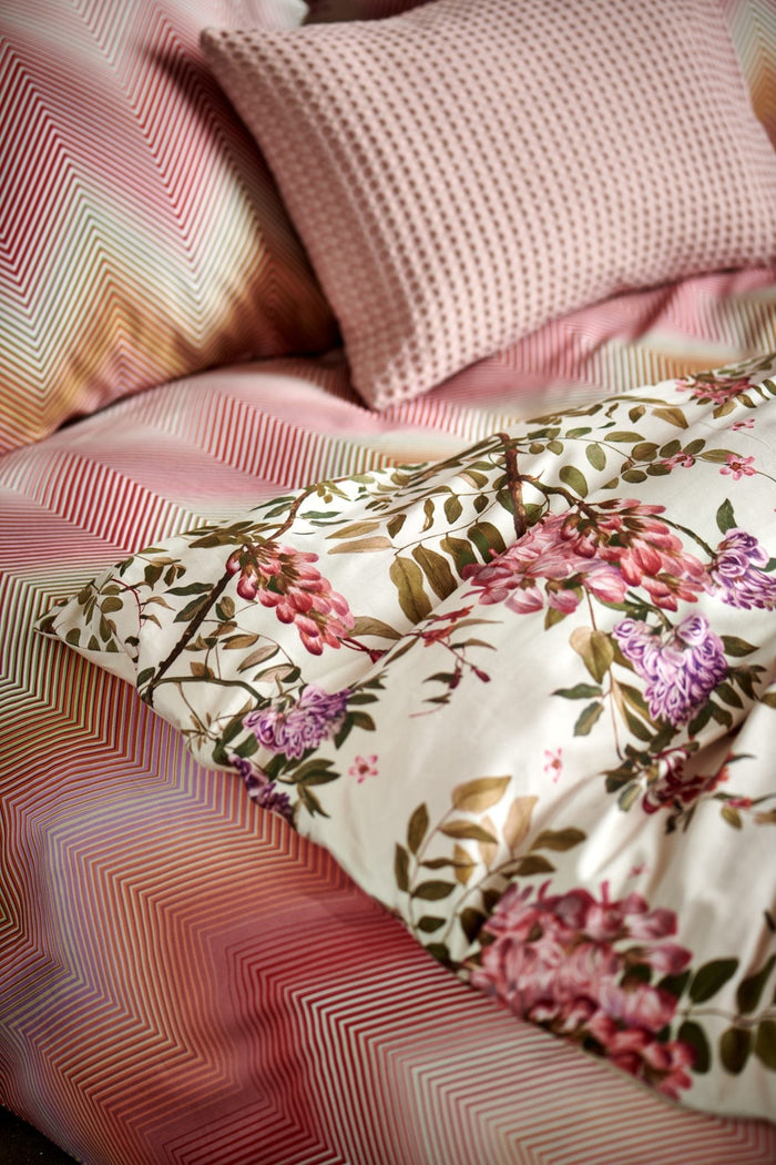 Ziggy Dekbedovertrek Pink | 200 x 200|220 cm | Roze | Satijnkatoen