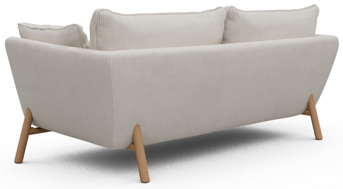 Kragelund Hasle 2-zits Bank Ivory Corduroy | Eiken