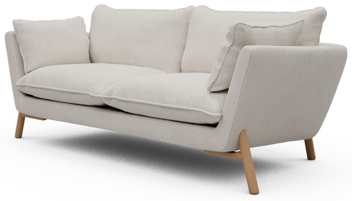 Kragelund Hasle 2-zits Bank Ivory Corduroy | Eiken