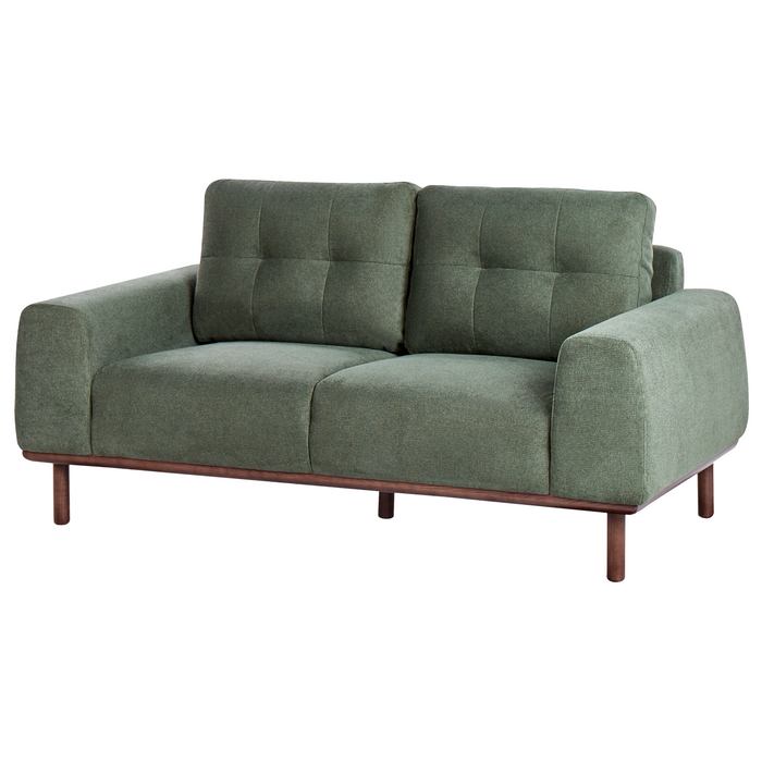 Beliani - LAURILA - Tweezitsbank - Groen - Stof