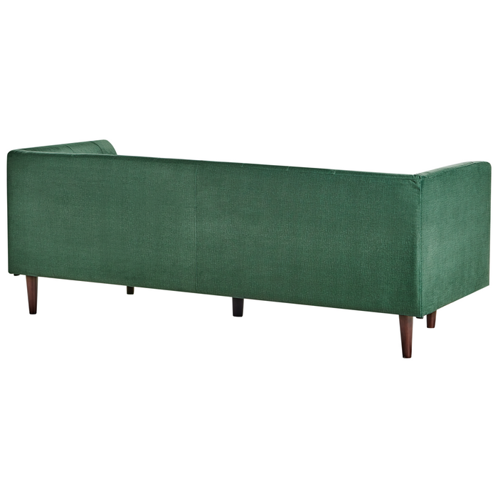 Beliani - BYSKE - Driezitsbank - Groen - Polyester