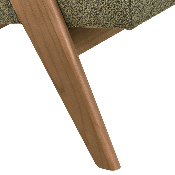 Beliani - TAMRE - Tweezitsbank - Groen|Donkerbruin - Bouclé