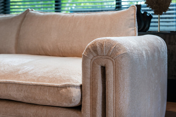 Richmond Interiors Sandro Wit Chenille 3-zits Bank