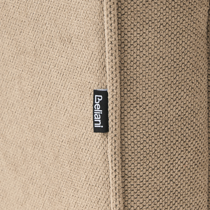 Beliani - NAPPA - Tweezitsbank - Lichtbruin - Polyester